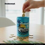 Aesthetic Metal Coin Box - Dealexcart