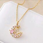 Korean Fashion Butterfly Moon Necklace. - Image 3
