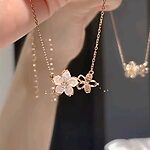 Korean Peach Blossom Luxury Necklace.
