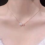 Korean Peach Blossom Luxury Necklace. - Image 3