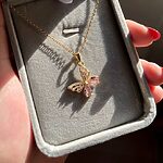 Butterfly necklace for women