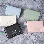 Small Wallet Women's Leather Short Folding Wallet