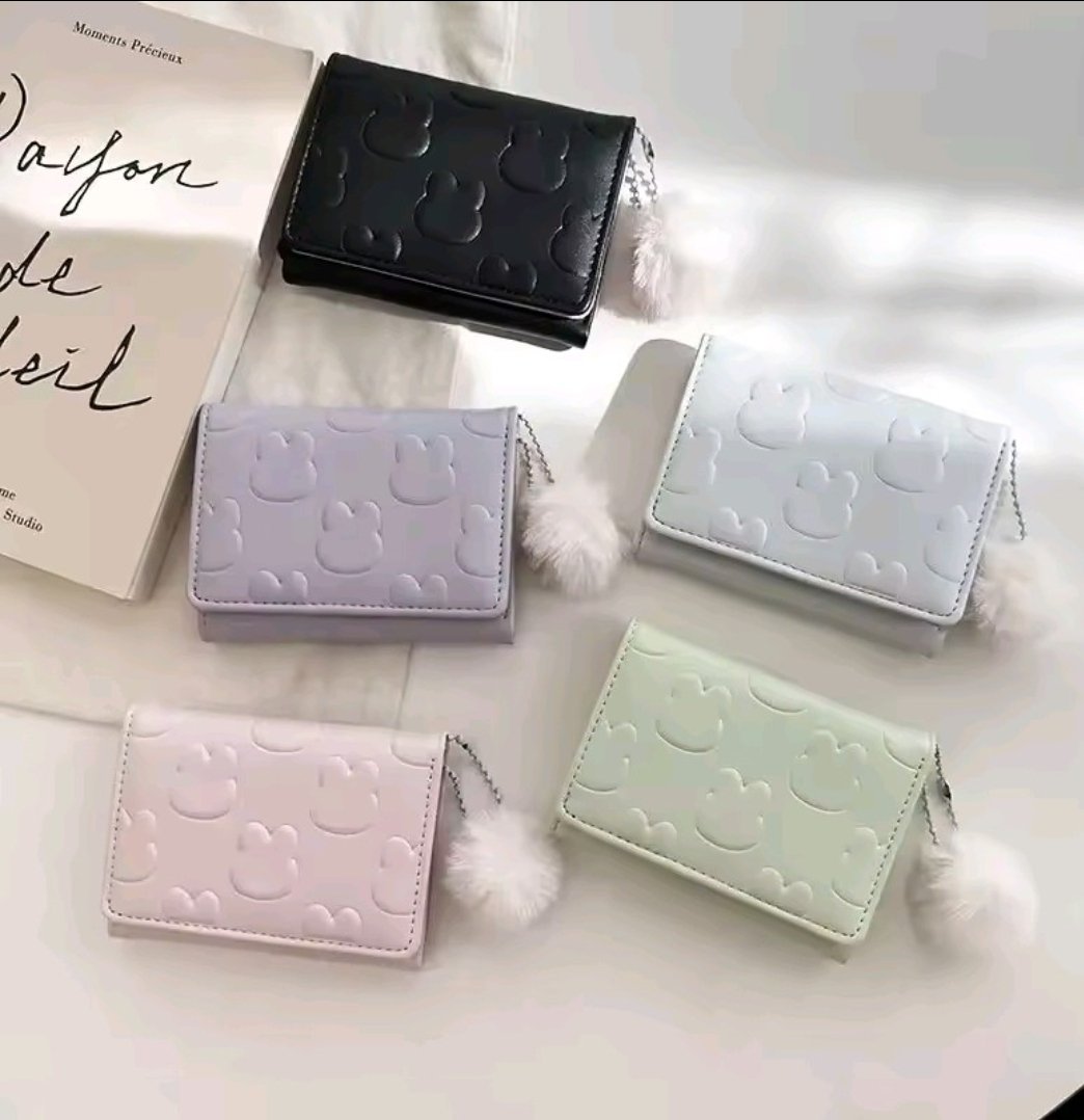2026/06/1000176278.Jpg Rabbit Coin Purse Card Holder Girl Cartoon Clutch Women'S Handbags Portable - Image 1
