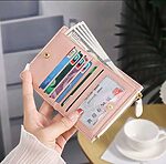 Floral Embroidered PU Leather Women's Wallet|| Credit Card Holder Wallet - Image 3